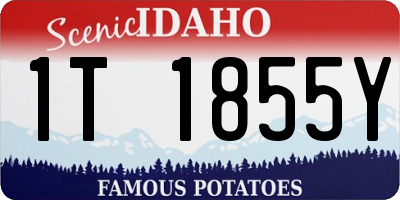 ID license plate 1T1855Y