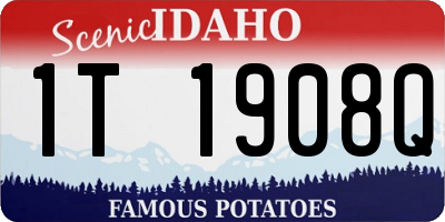 ID license plate 1T1908Q
