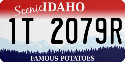 ID license plate 1T2079R