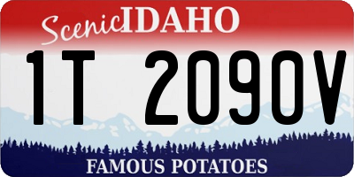 ID license plate 1T2090V