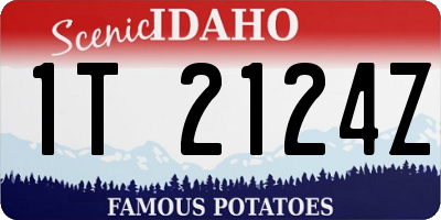 ID license plate 1T2124Z