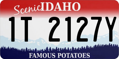 ID license plate 1T2127Y