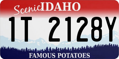 ID license plate 1T2128Y