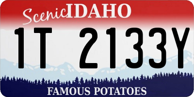 ID license plate 1T2133Y