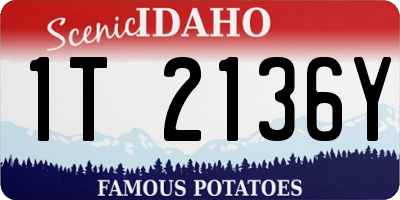 ID license plate 1T2136Y