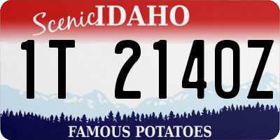 ID license plate 1T2140Z