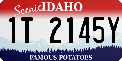 ID license plate 1T2145Y