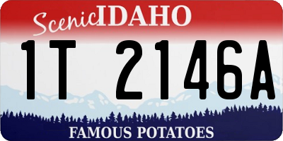 ID license plate 1T2146A