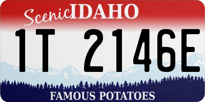 ID license plate 1T2146E