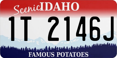 ID license plate 1T2146J