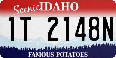 ID license plate 1T2148N