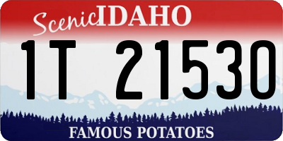 ID license plate 1T2153O