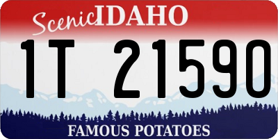 ID license plate 1T2159O