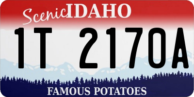 ID license plate 1T2170A