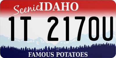 ID license plate 1T2170U