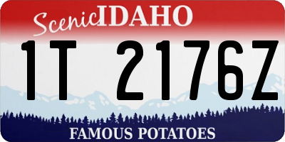 ID license plate 1T2176Z