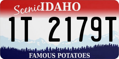 ID license plate 1T2179T