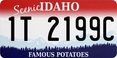 ID license plate 1T2199C