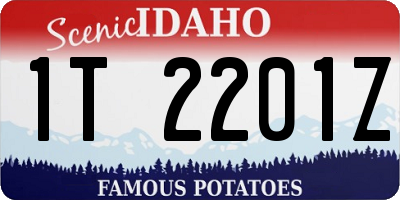 ID license plate 1T2201Z