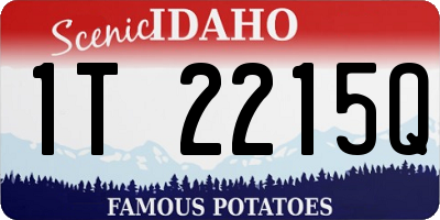 ID license plate 1T2215Q
