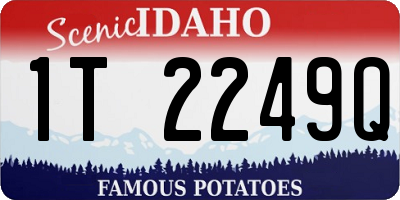 ID license plate 1T2249Q
