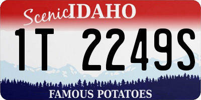 ID license plate 1T2249S