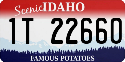 ID license plate 1T2266O