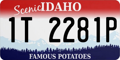 ID license plate 1T2281P
