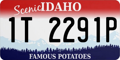 ID license plate 1T2291P