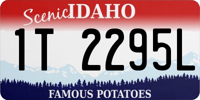 ID license plate 1T2295L