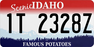 ID license plate 1T2328Z