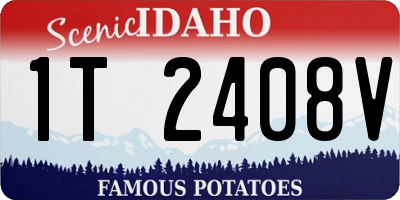 ID license plate 1T2408V