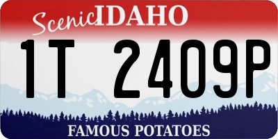 ID license plate 1T2409P