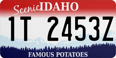 ID license plate 1T2453Z