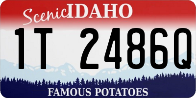 ID license plate 1T2486Q