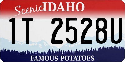 ID license plate 1T2528U