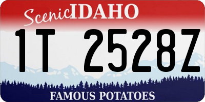ID license plate 1T2528Z