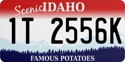 ID license plate 1T2556K