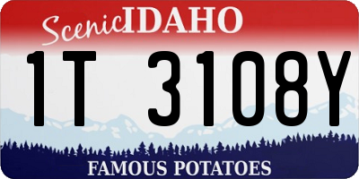 ID license plate 1T3108Y