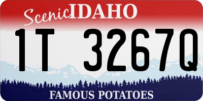 ID license plate 1T3267Q