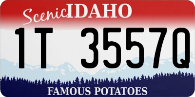 ID license plate 1T3557Q