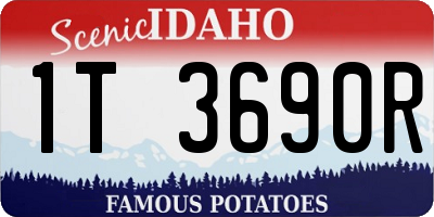 ID license plate 1T3690R