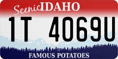 ID license plate 1T4069U