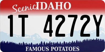 ID license plate 1T4272Y