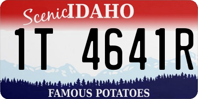 ID license plate 1T4641R