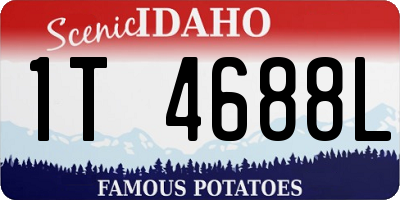ID license plate 1T4688L