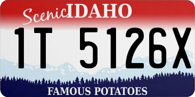 ID license plate 1T5126X