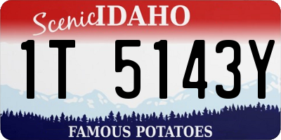 ID license plate 1T5143Y
