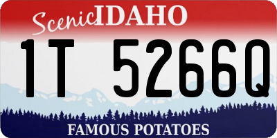 ID license plate 1T5266Q