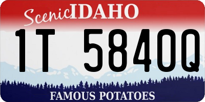 ID license plate 1T5840Q